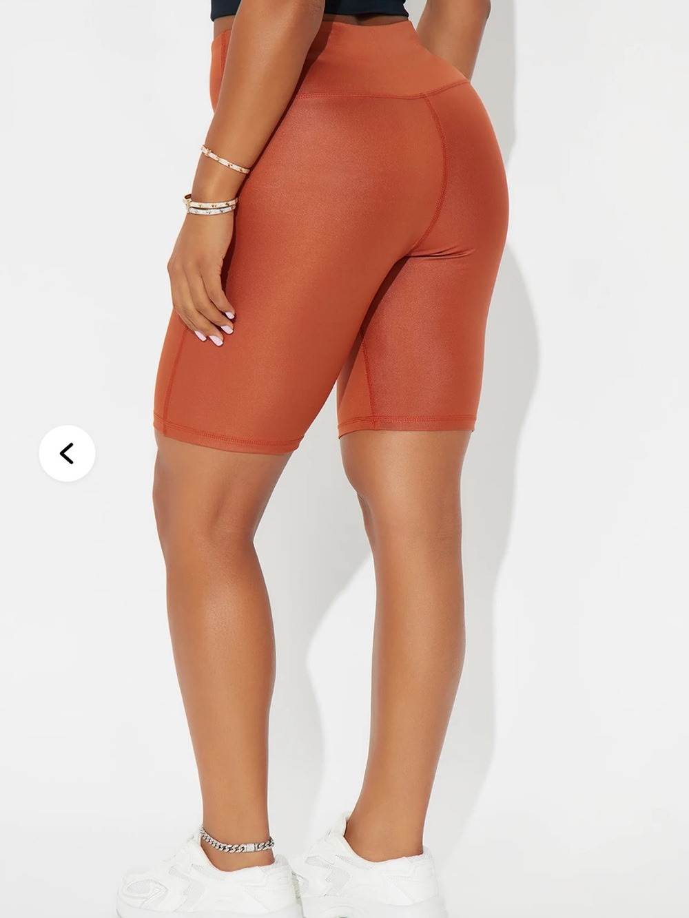 Society Rust-Orange Bike Shorts